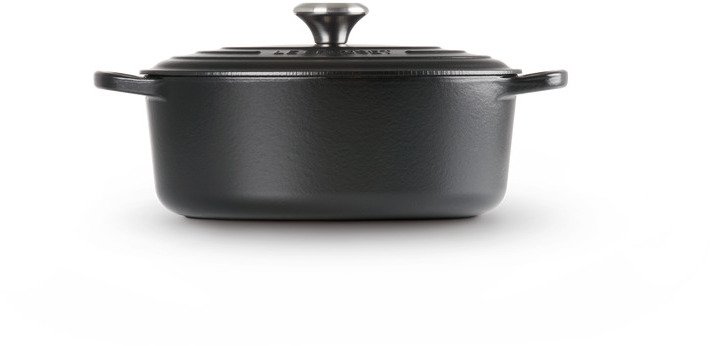 Le Creuset Oval gryde 33 cm/7,5 L, Mat Sort