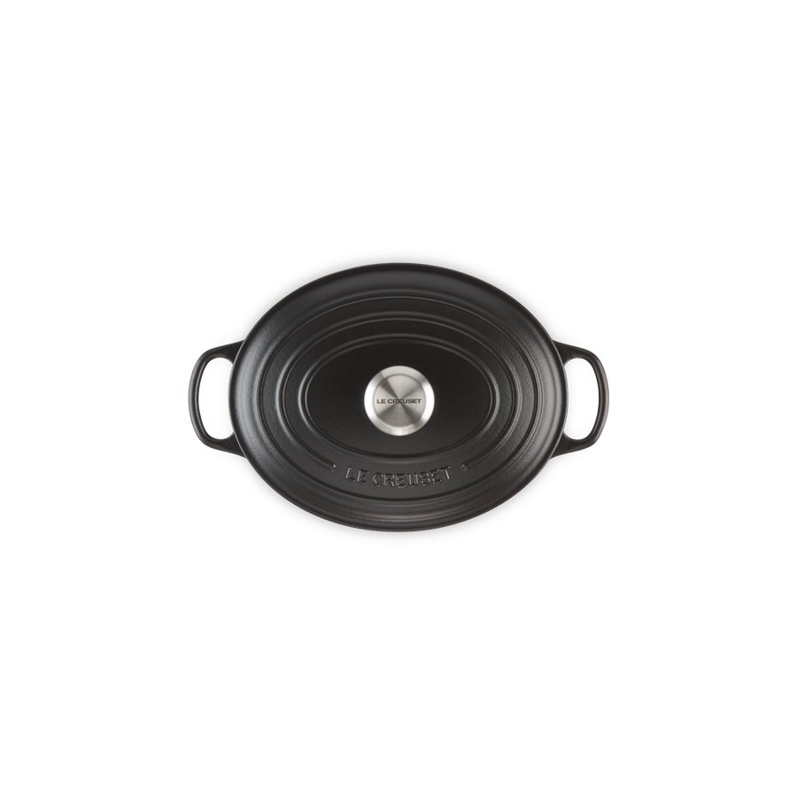 Le Creuset Oval gryde 33 cm/7,5 L, Mat Sort