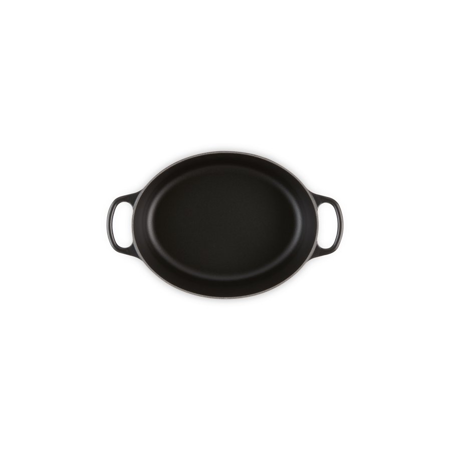 Le Creuset Oval gryde 33 cm/7,5 L, Mat Sort
