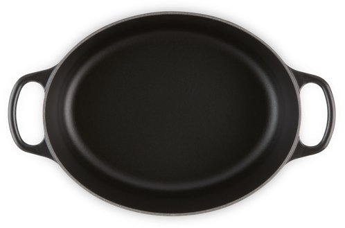 Le Creuset Oval gryde 33 cm/7,5 L, Mat Sort
