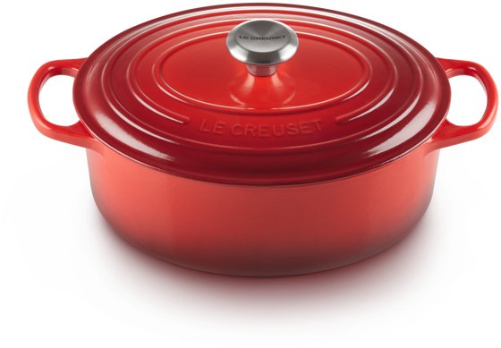 Le Creuset Oval gryde 35 cm/8,9 L, Cerise Rd