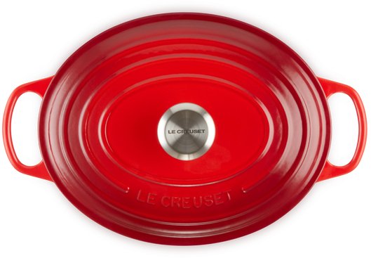 Le Creuset Oval gryde 35 cm/8,9 L, Cerise Rd