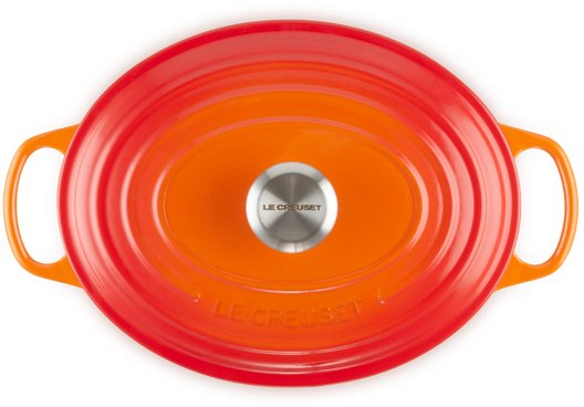 Le Creuset Oval gryde 40 cm/13,9 L, Volcanic Orange