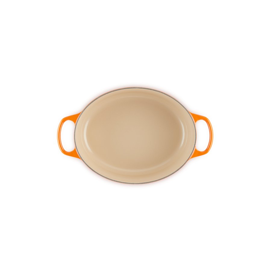 Le Creuset Oval gryde 40 cm/13,9 L, Volcanic Orange