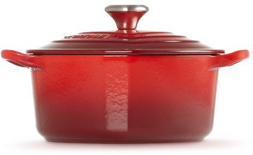 Le Creuset Hjertegryde m. Hjerteknop 20 cm/1,9 L, Cerise