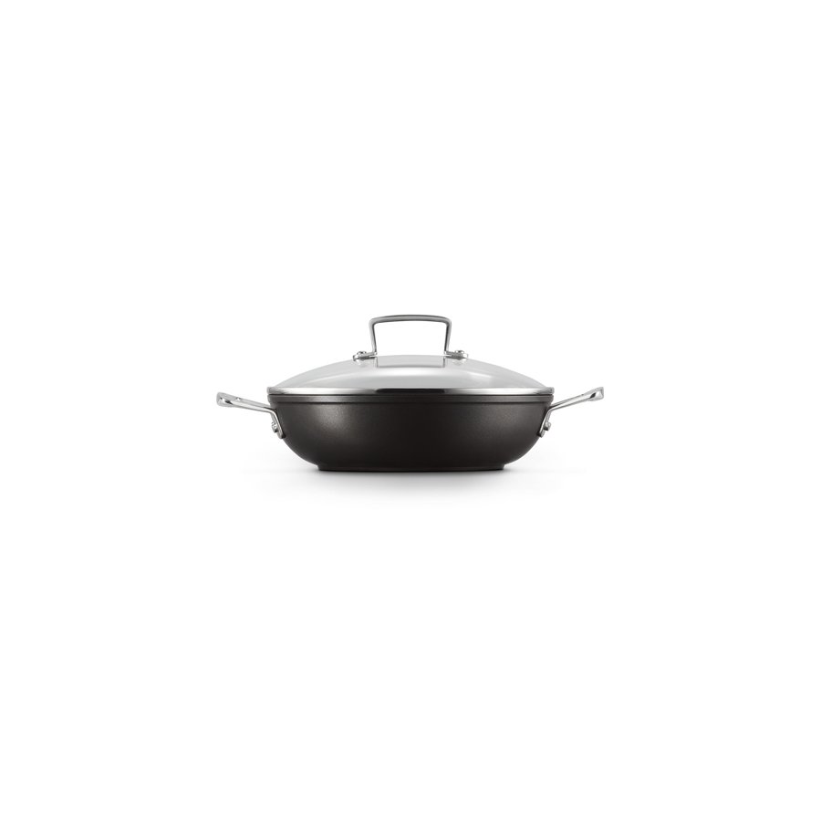 Le Creuset TNS Sautergryde m. Glaslg 24 cm/2,3 L