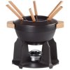 Le Creuset Luxe Fonduest, Mat Sort