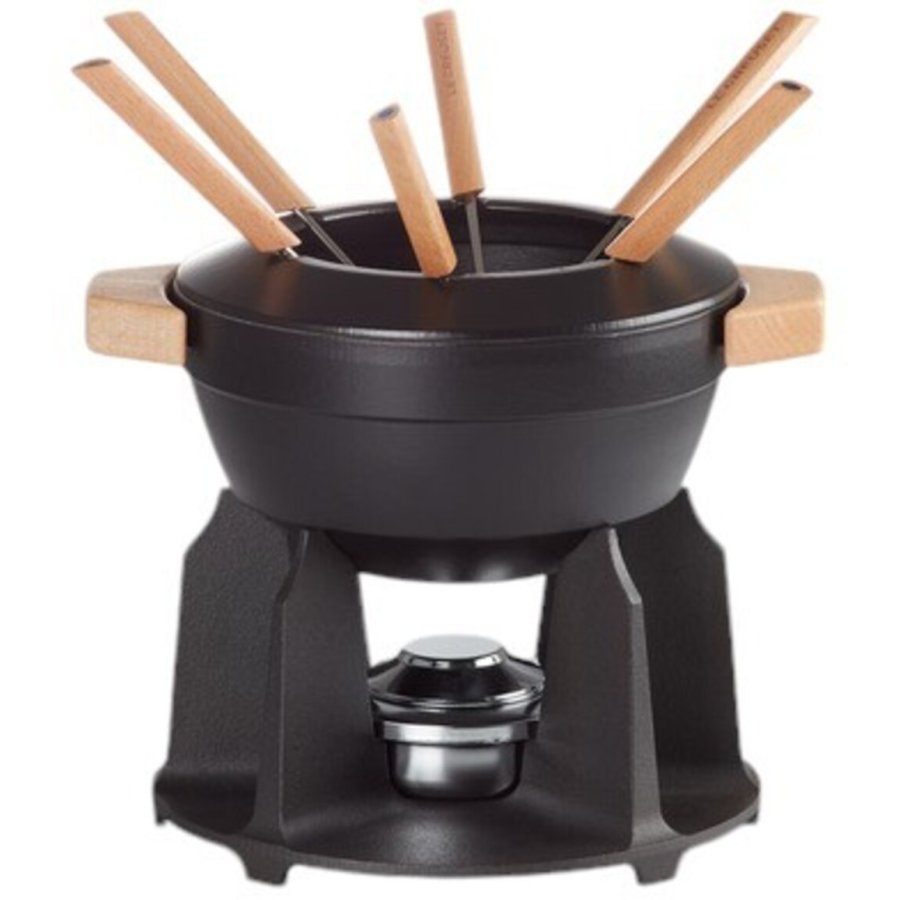 Le Creuset Luxe Fonduest, Mat Sort