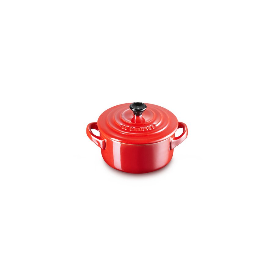 Le Creuset Minigryde 10 cm 0 25 L Cerise Rød Metallic Ramekiner Hjem dk