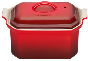 Le Creuset Terrin m. presse 17 cm/0,8 L, Cerise Rd