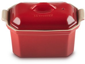 Le Creuset Terrin m. presse 17 cm/0,8 L, Cerise Rd