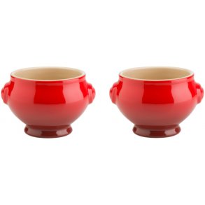 Le Creuset Suppesk�le 2 stk. 0,6 L, Cerise