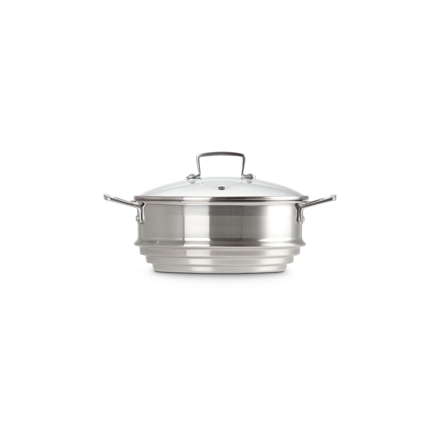 Le Creuset Multidampindsats m. Glaslg 24 cm