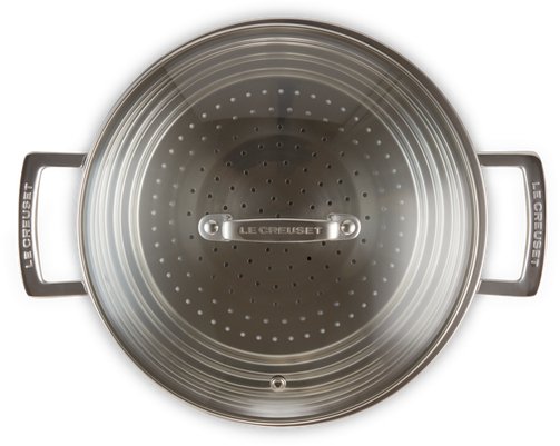 Le Creuset Multidampindsats m. Glaslg 24 cm