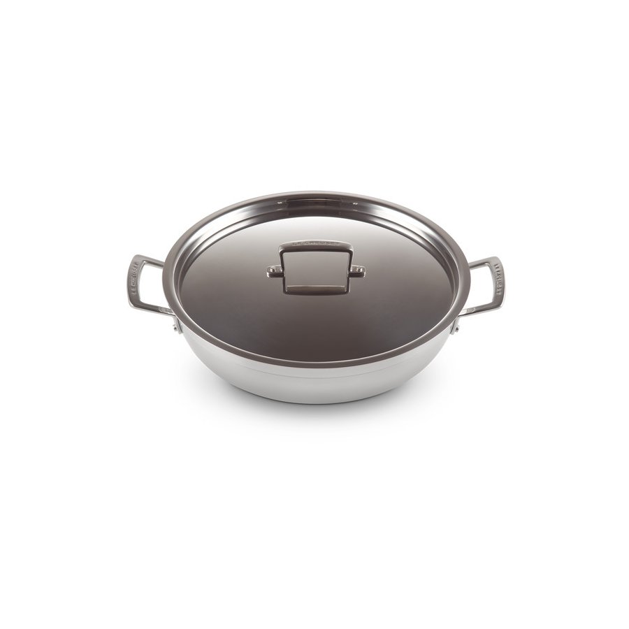 Le Creuset 3-Ply Sautergryde Non-stick m. Lg 30 cm/4,8 L