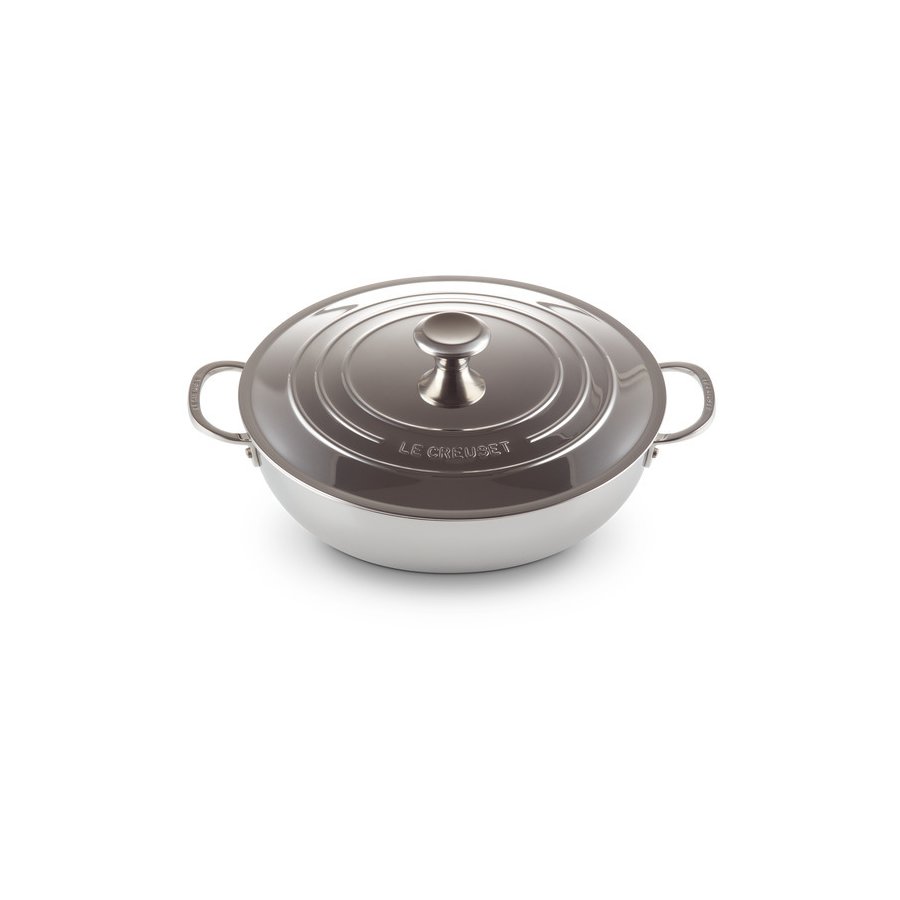 Le Creuset 3-Ply Signature Sautergryde m. Lg 30 cm/4,8 L