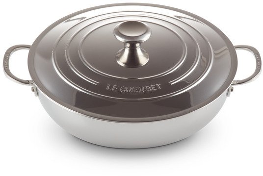 Le Creuset 3-Ply Signature Sautergryde m. Lg 30 cm/4,8 L