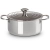 Le Creuset 3-Ply Signature Lav Gryde m. Lg 20 cm/3 L