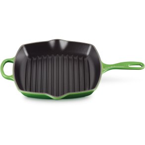 Le Creuset Signature Støbejernsgrillpande 26 cm, Bamboo Green