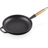 Le Creuset Signature Stegepande m. Trhndtag 28 cm, Mat Sort