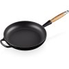 Le Creuset Signature Stegepande m. Trhndtag 28 cm, Sort