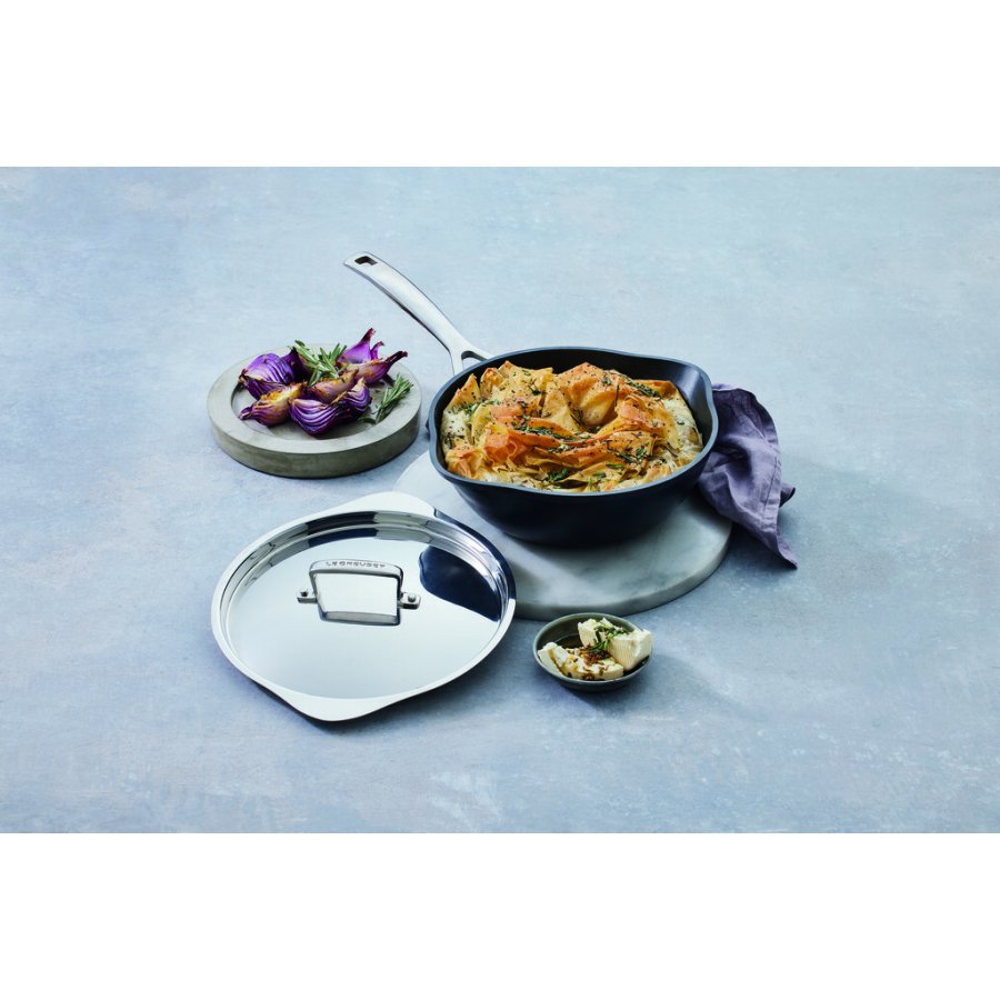 Le Creuset TNS Chefpande m. Hldetud 24 cm, Sort