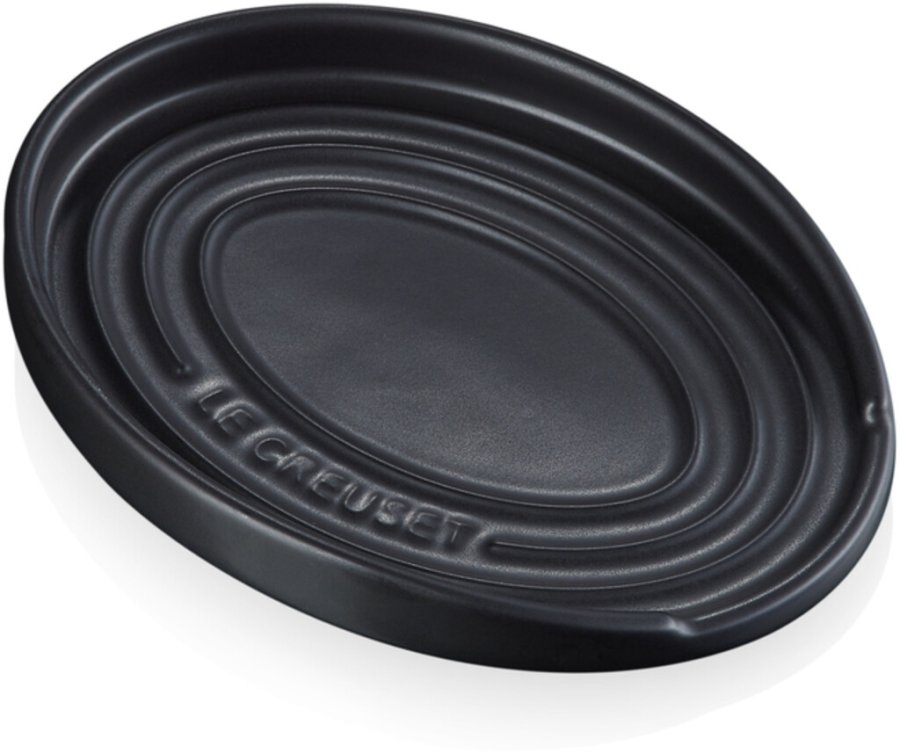 Le Creuset Grydeskeholder 16 cm, Mat Sort