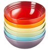 Le Creuset Rainbow Dyb Tallerken 6 stk. 16 cm, Multi