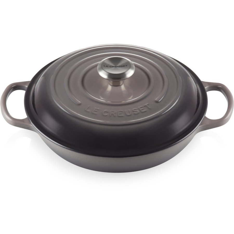 Le Creuset Signature Buffetgryde 30 cm/3,5 L, Flint