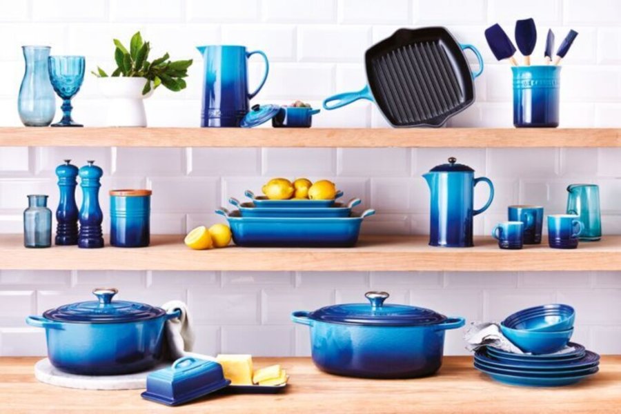 Le Creuset Heritage Fad 32 cm, Azure