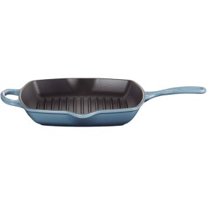 Le Creuset Signature Støbejernsgrillpande 26 cm, Chambray