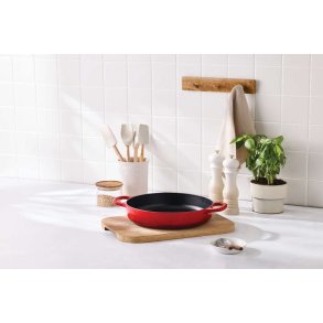 Le Creuset Signature Everyday Støbejernspande 28 cm, Cerise