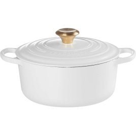 Le Creuset Signature Gryde 24 cm/4,2 L, White