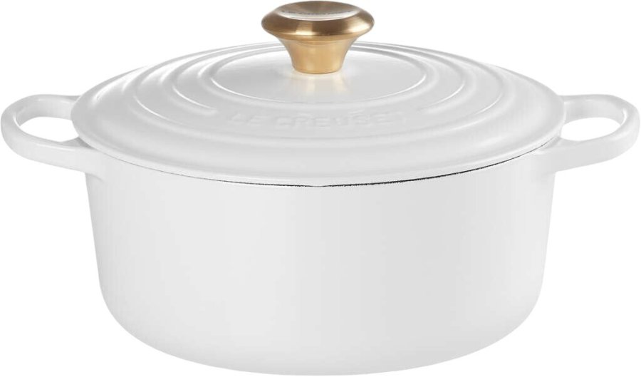 Le Creuset Signature Gryde 24 cm/4,2 L, White