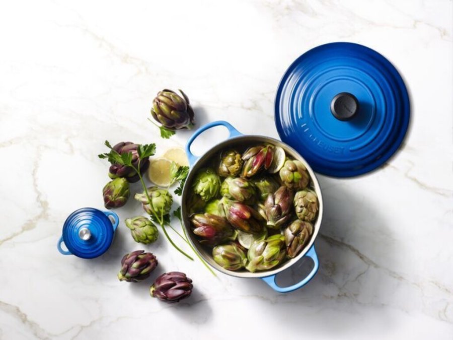 Le Creuset Signature Gryde 24 cm/4,2 L, Azure