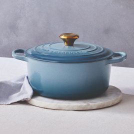 Le Creuset Signature Gryde 28 cm/6,7 L, Chambray