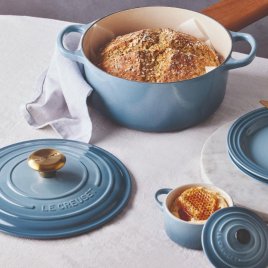 Le Creuset Signature Gryde 24 cm/4,2 L, Chambray