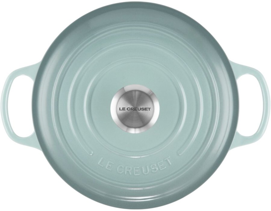 Le Creuset Signature Gryde 24 cm/4,2 L, Sea Salt