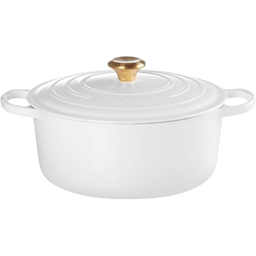 Le Creuset Signature Gryde 28 cm/6,7 L, White