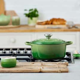 Le Creuset Signature Gryde 28 cm/6,7 L, Bamboo Green