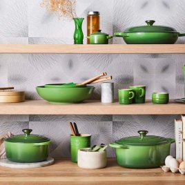 Le Creuset Signature Gryde 28 cm/6,7 L, Bamboo Green