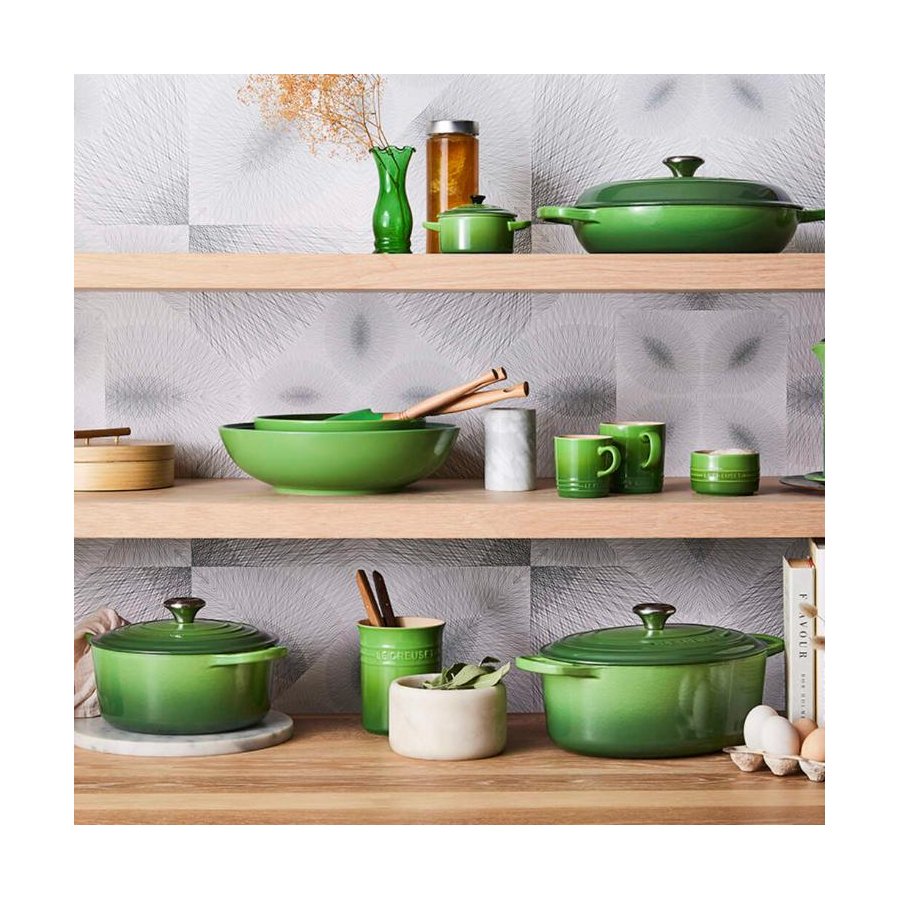 Le Creuset Signature Gryde 28 cm/6,7 L, Bamboo Green