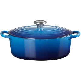 Le Creuset Signature Oval Gryde 27 cm/4,1 L, Azure