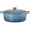 Le Creuset Signature Oval Gryde 27 cm/4,1 L, Chambray