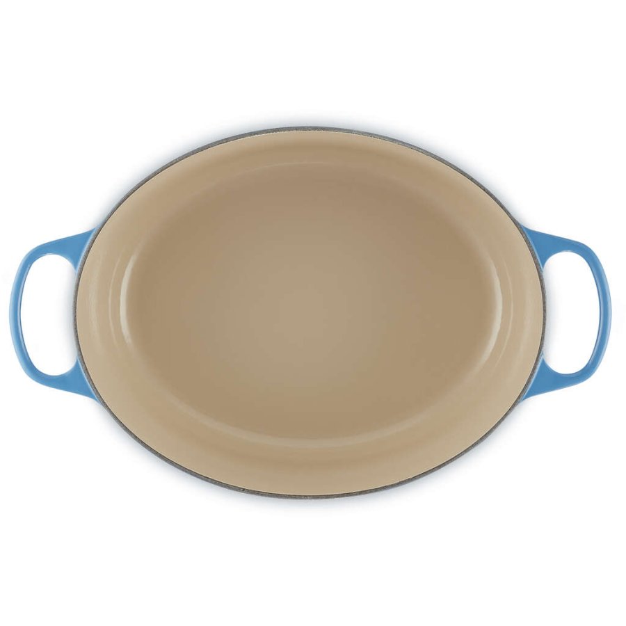 Le Creuset Signature Oval Gryde 31 cm/6,3 L, Azure