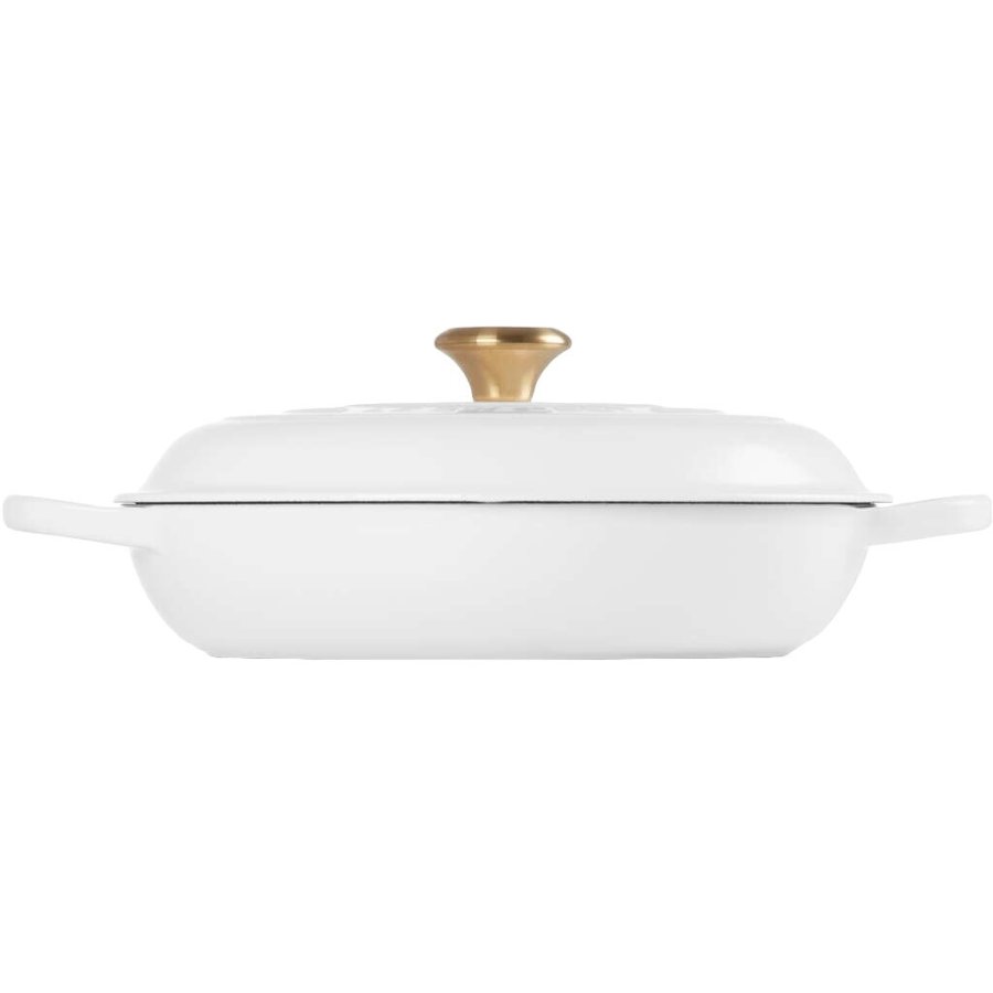 Le Creuset Signature Buffetgryde 30 cm/3,5 L, White