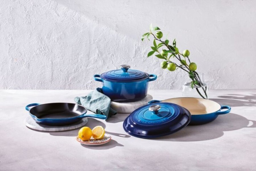 Le Creuset Signature Buffetgryde 30 cm/3,5 L, Azure