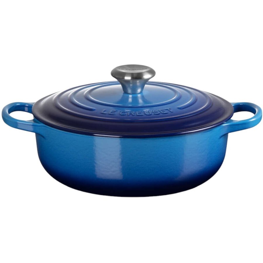 Le Creuset Signature Sauteusepande 24 cm/3,4 L, Azure