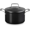 Le Creuset Essential Gryde m. Keramisk Belgning 20 cm/3,8 L, Sort