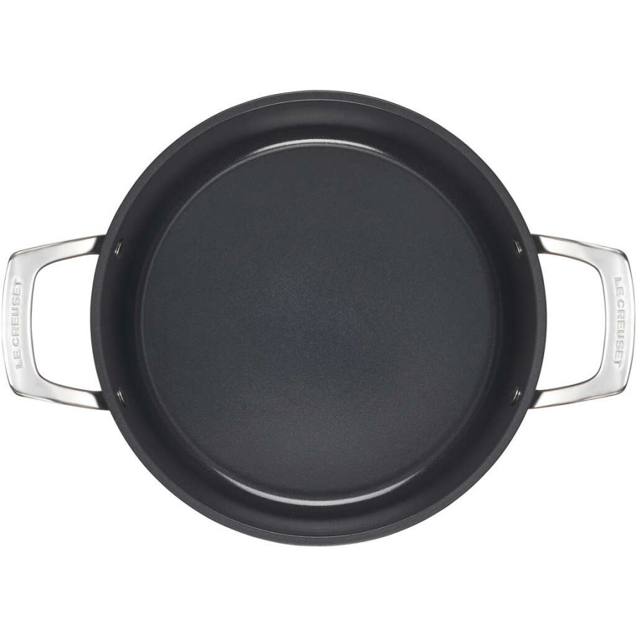 Le Creuset Essential Gryde m. Keramisk Belgning 24 cm/6 L, Sort